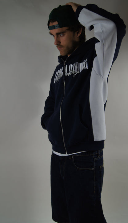 Navy Zip Hoodie