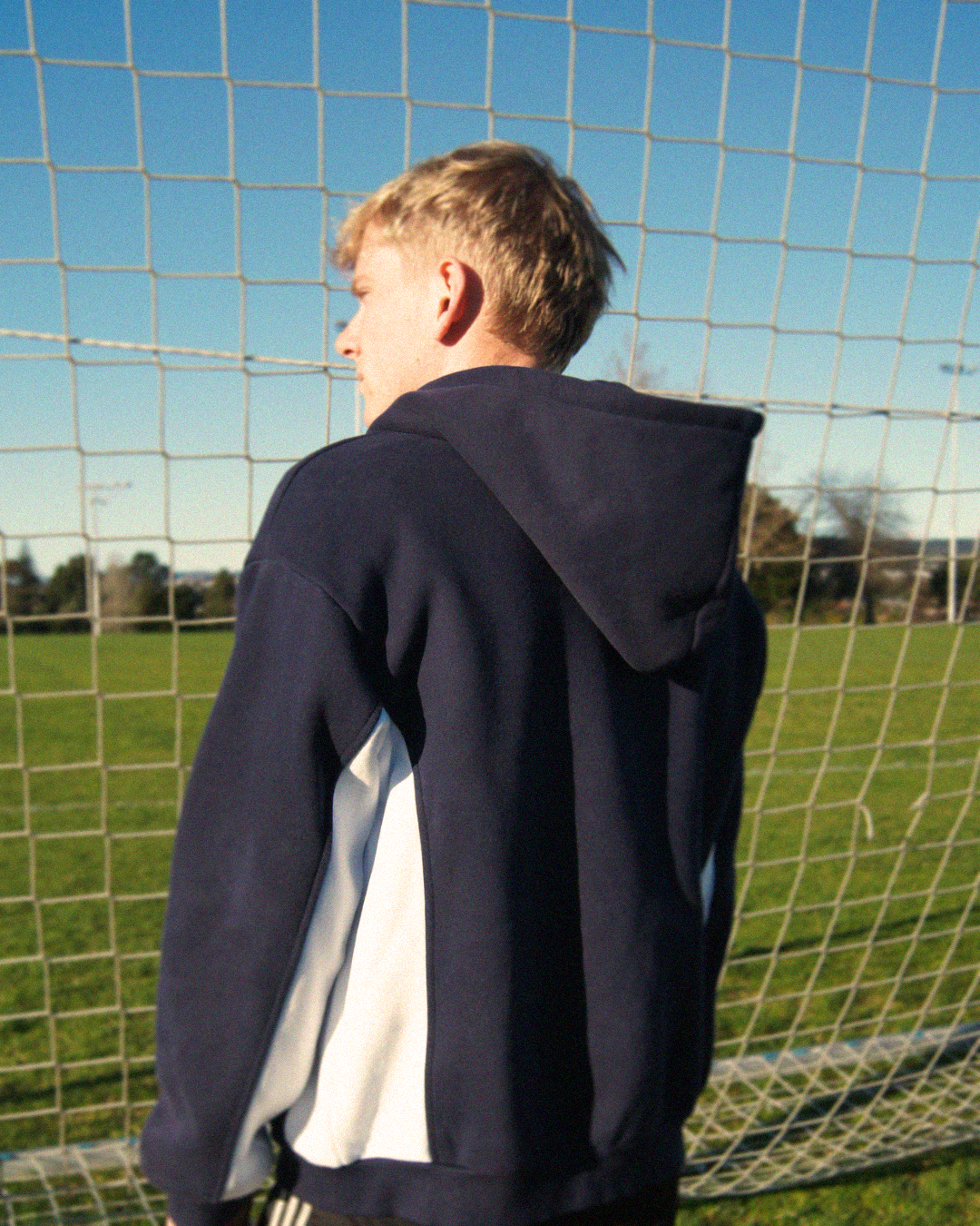 Navy Zip Hoodie