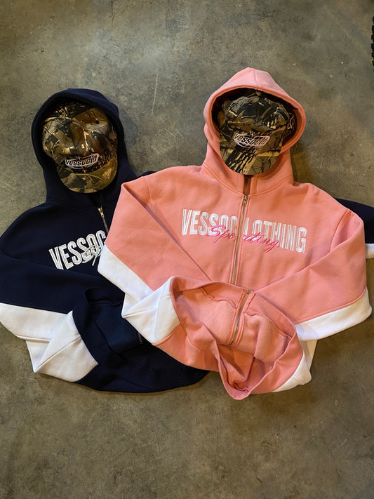 Pink Zip Hoodie
